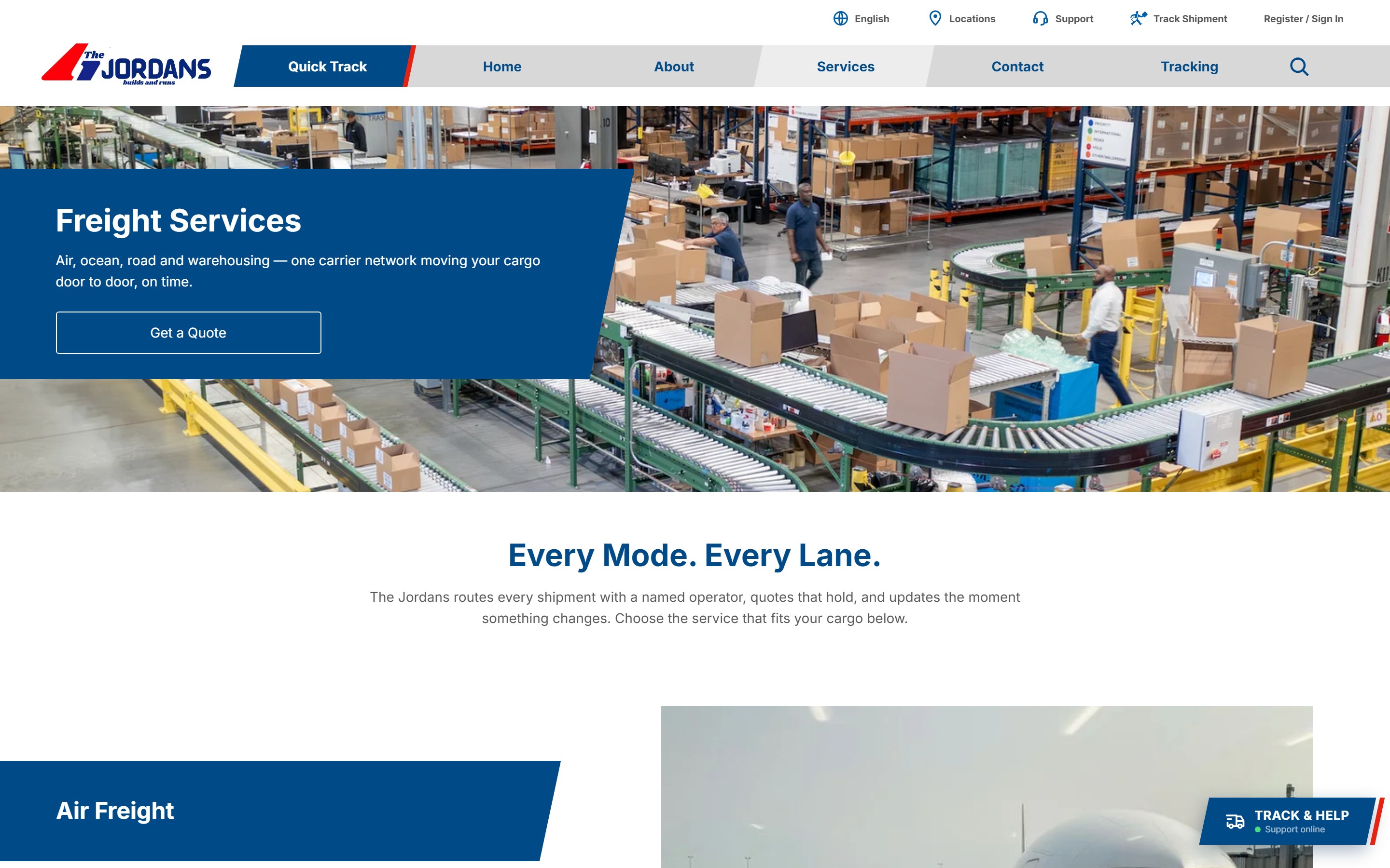 The Jordans Cargo Express (USPS Design Clone) screenshot
